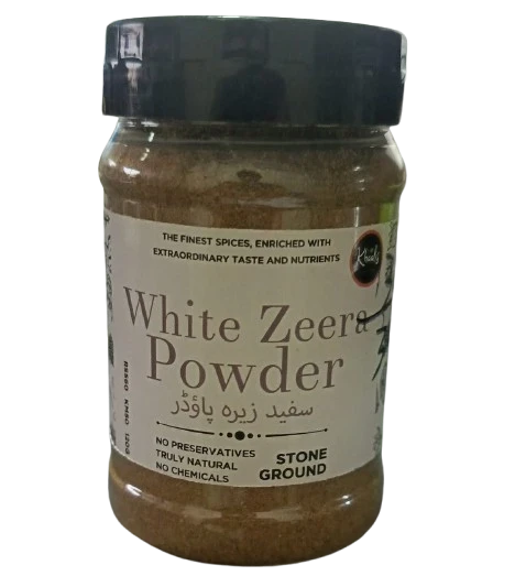 Khaalis White Zeera Powder 120gm Jar