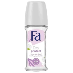 Fa Dry Protect Cotton Mist Scent Roll-On Deodorant for Women 50ml