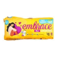 Embrace Sensitives Maxi Extra Long Pads 16 Pads