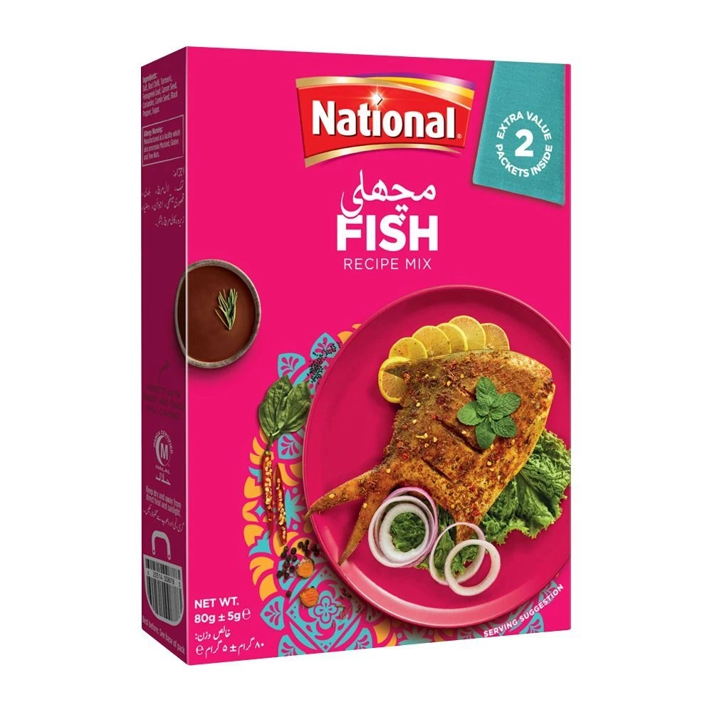 National Fish Recipe Mix  80g