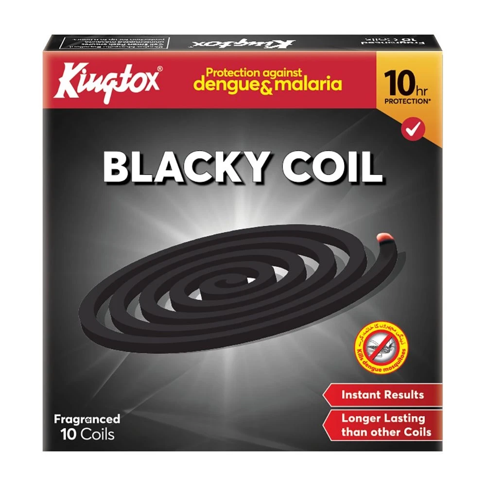 Kingtox Blacky Mosquito Repellant Coil, 10 Pack