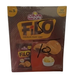 Giggly Filo Chocolate Filled Candy 30 Pcs Rs:5