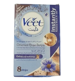 Veet Wax 8 Strips With Vitamin E & Almond Oil Oriental Body Strips
