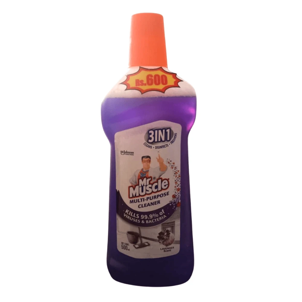 Mr Muscle Multi Purpose Cleaner 3 in 1 Lavender 500 ml