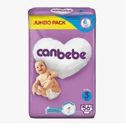 Canbebe Diapers Jumbo No.3 Midi 4-9Kg 56Pcs