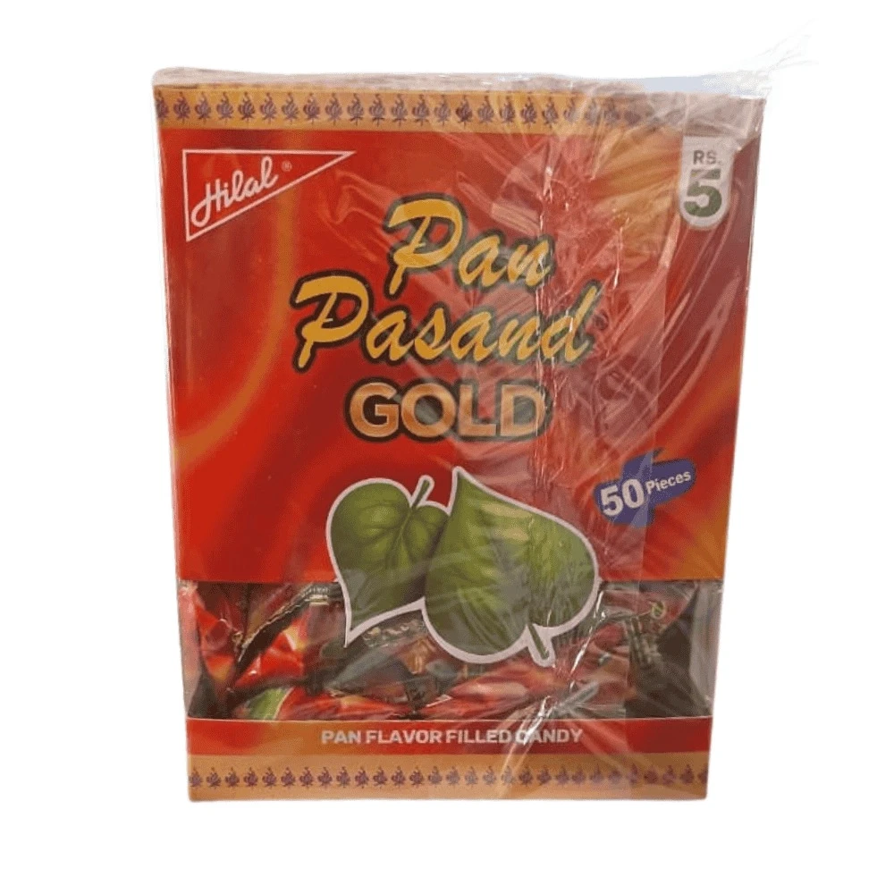 Hilal Pan Pasand Gold Candy 50pc