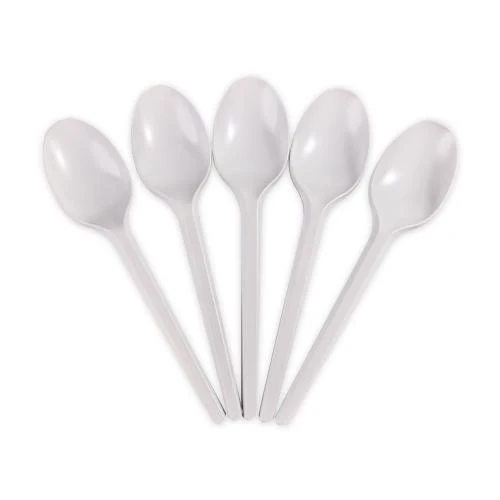 Disposable Plastic Spoon Coloured 25-Pcs
