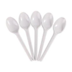 Disposable Plastic Spoon Coloured 25-Pcs