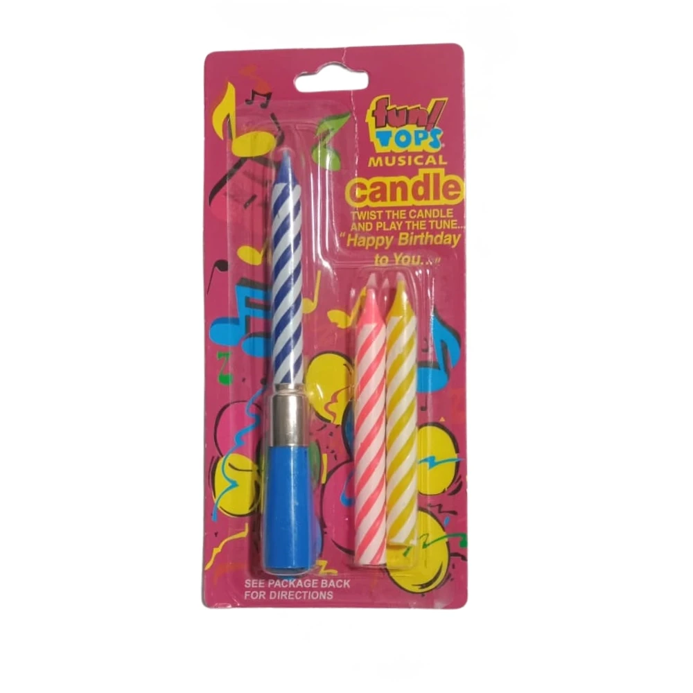 Musical Birthday Candle + 2 Candles