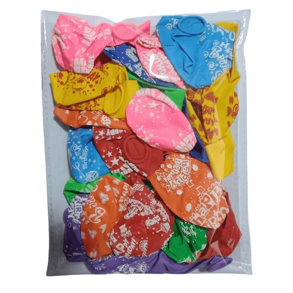 Milky Multi Color Ballons 24Pcs