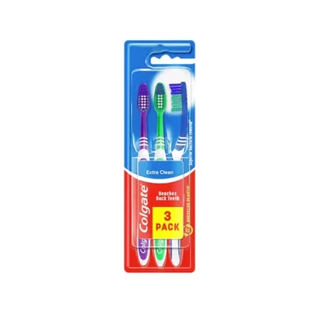 Colgate Extra Clean Soft Toothbrush 3 Pack