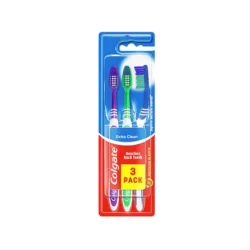 Colgate Extra Clean Soft Toothbrush 3 Pack