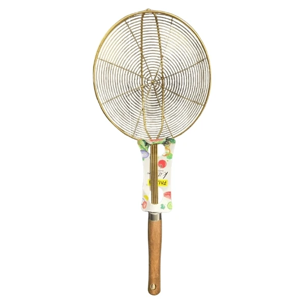 Stainless Steel Wire Mesh Frying Strainer Golden