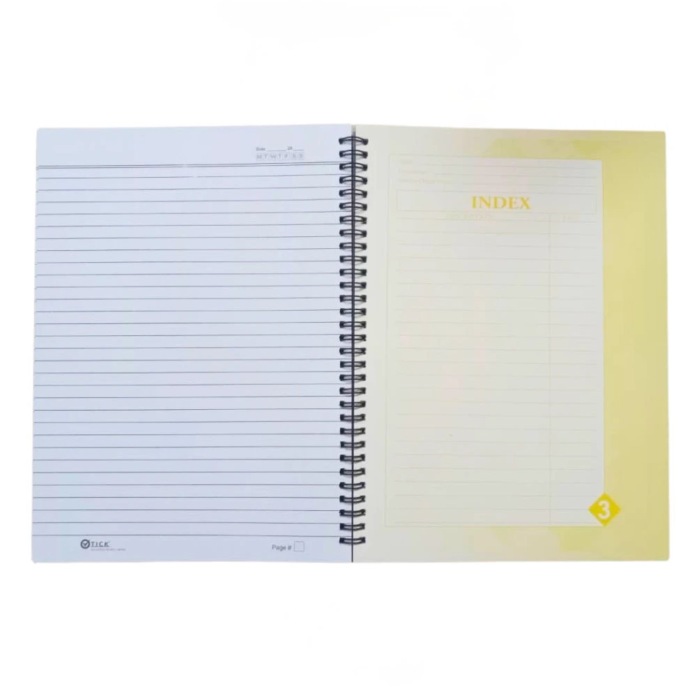 Warq Spiral Exercise Book 4-Subjects (200 Pages)