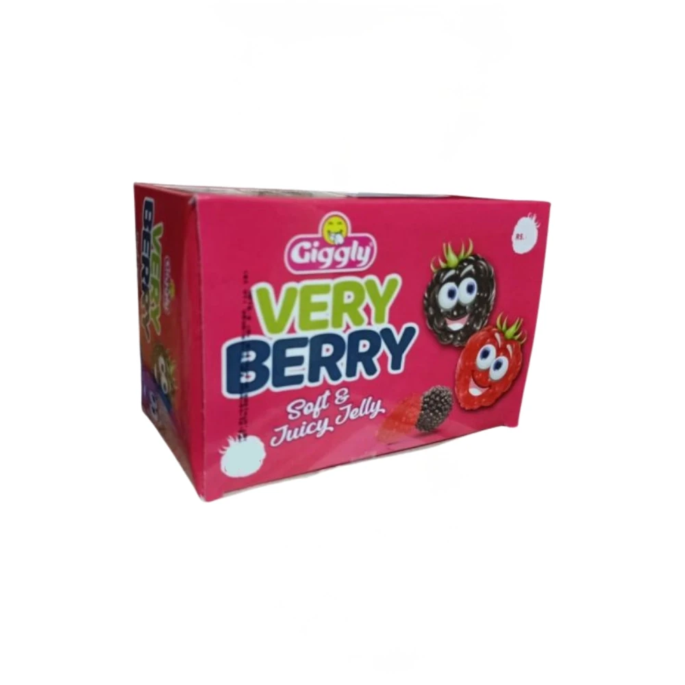 Giggly Very Berry Soft & Juicy Jelly Rs. 10 18 Pcs