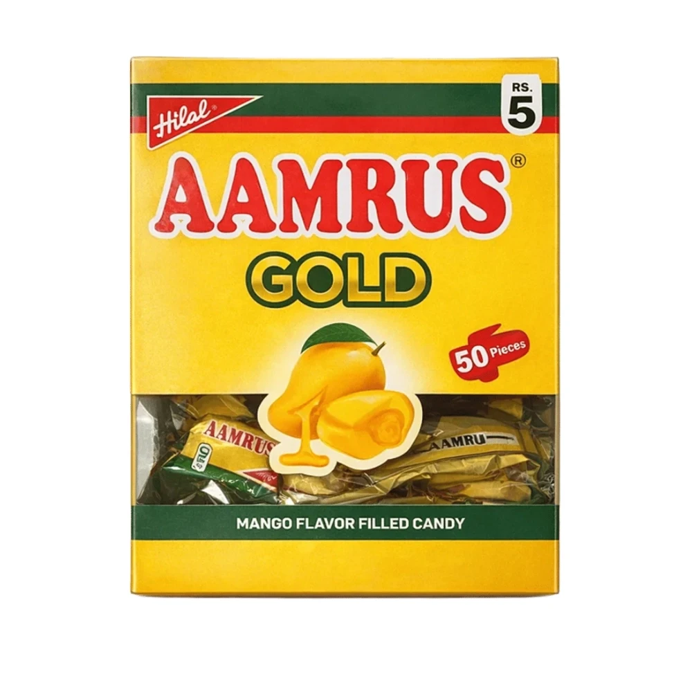 Hilal Aamrus Gold 50 Pcs