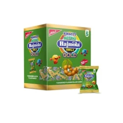 Hilal Khatti Meethi Hajmola Imli Center Filled Candy 50-Pcs Box