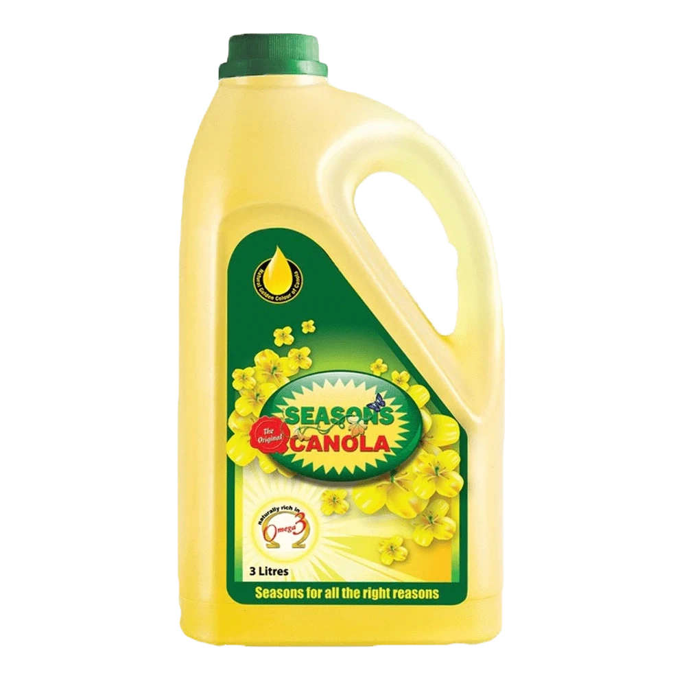 Seasons Canola Oil Bottle 3 Ltr