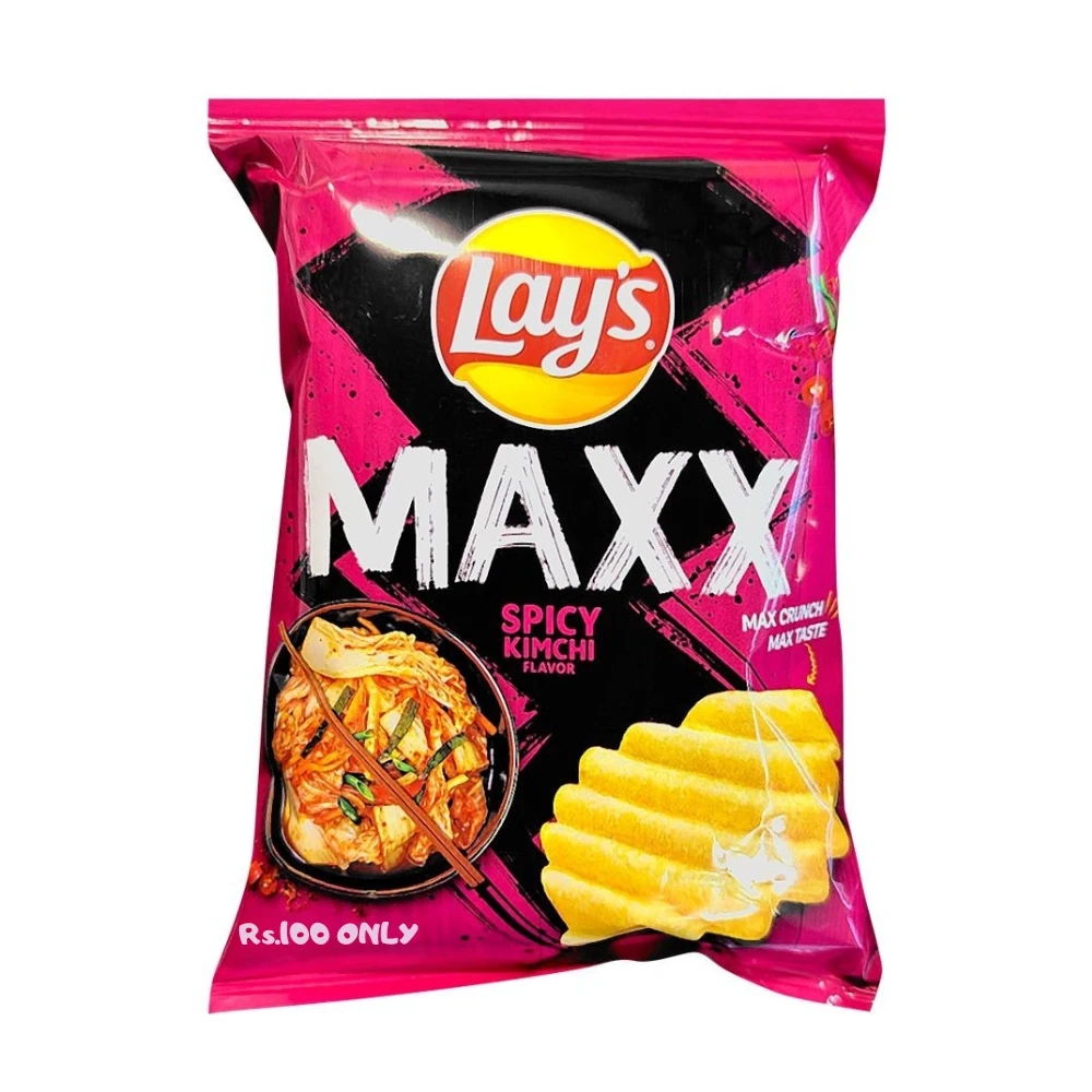 Lays Maxx Spicy Kimchi Flavor Rs. 100