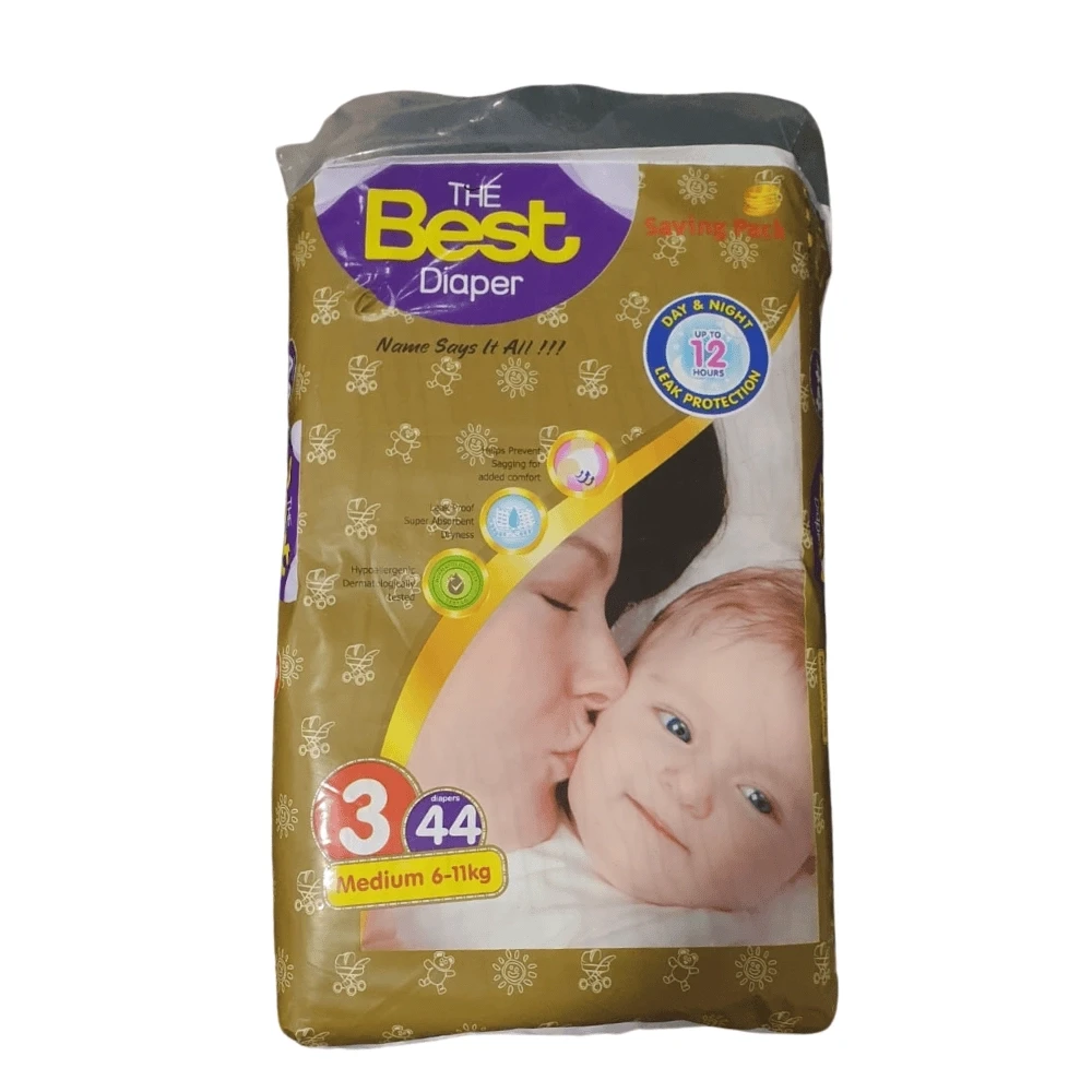 Best Baby Diaper Size 3 6-11kg 44-PCS Packs