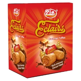 Zia Eclair Caramel Toffee 50 Pcs