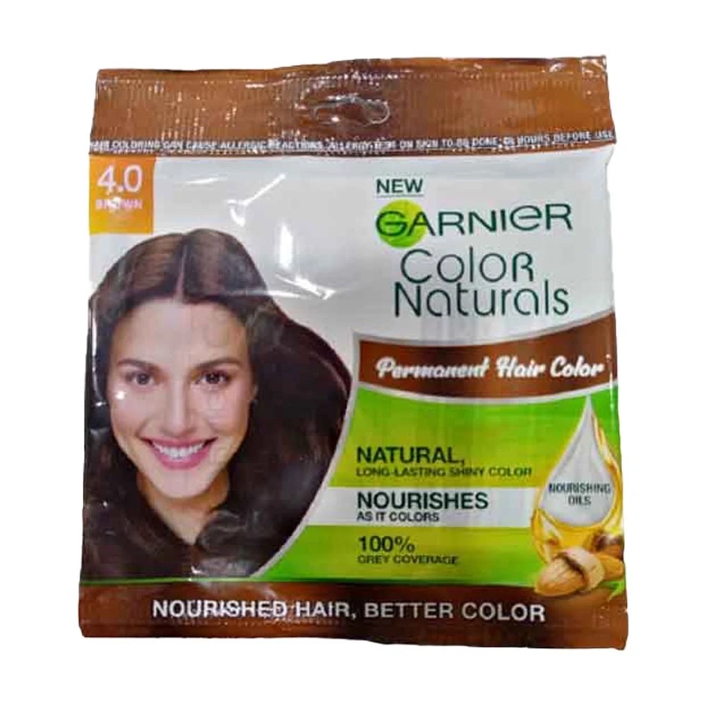 Garnier Color Natural Hair Color Sachet Brown 4.0