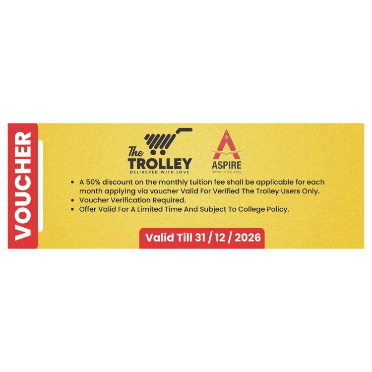 Aspire College 50% Discount Voucher