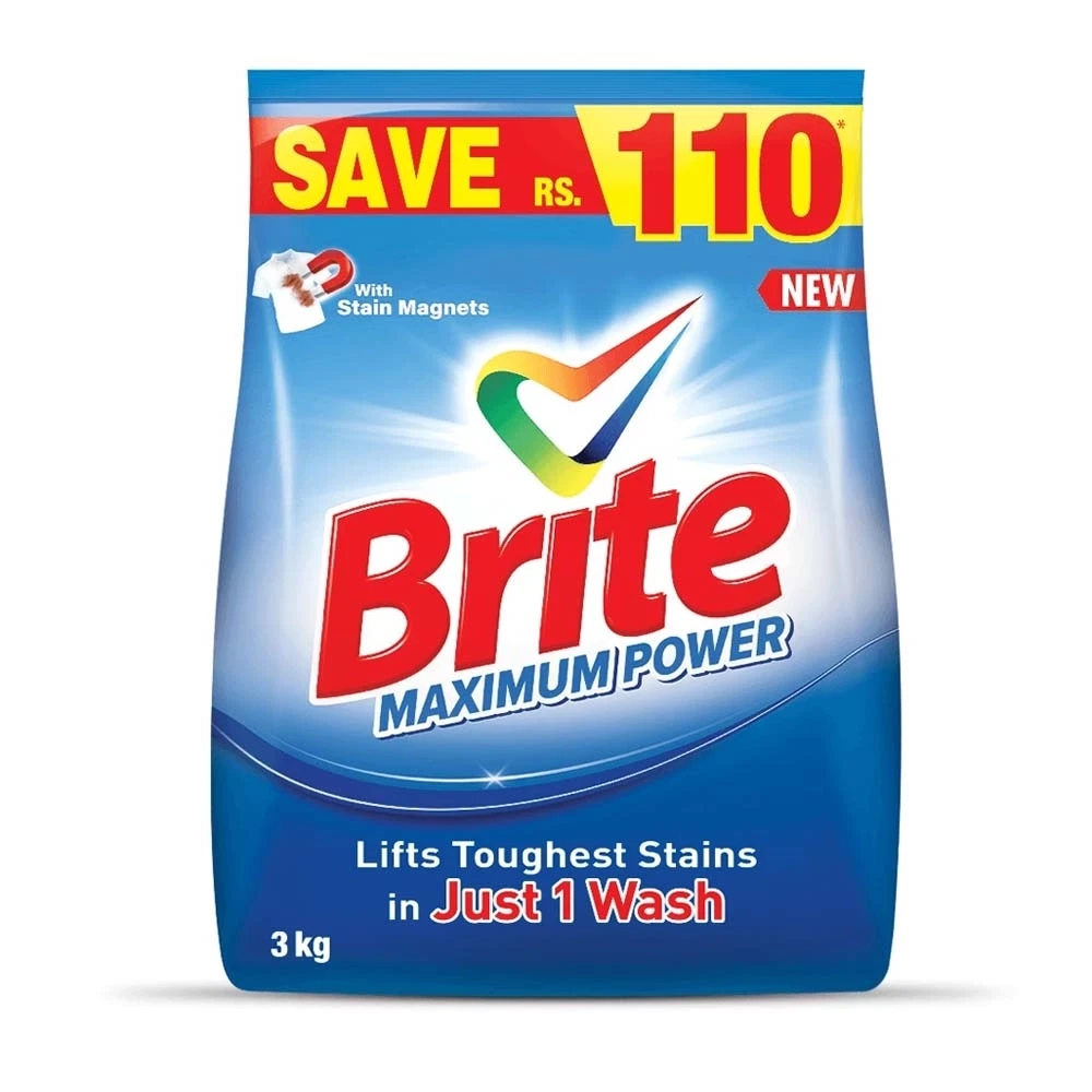 Brite Maximum Power Washing Powder 3kg