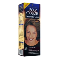 Poly Color Natural Light Brown Cream Hair Color 39