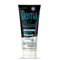 Derma Shine Pure Brightening Black Mask Charcoal 200gm