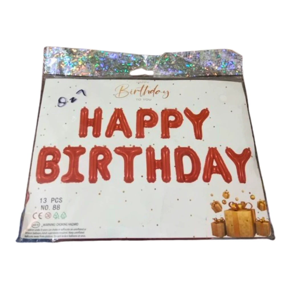 Happy Birthday To You Ballon 13 Pcs Assorted Color