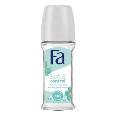 Fa Soft & Control Fresh Jasmine Scent Roll-On Deodorant For Women 50ml