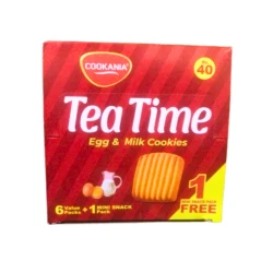 Cookania Tea Time Egg  And Milk 6+1 Mini Snack Packs