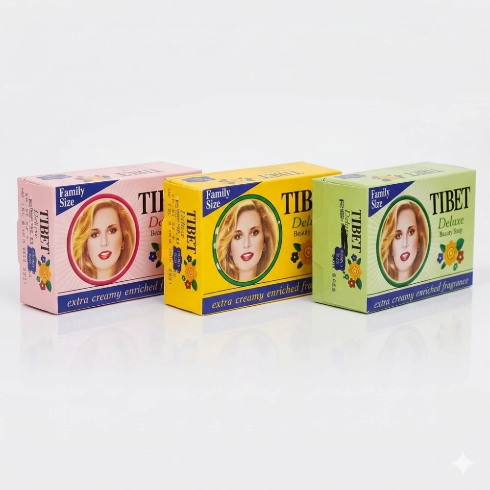 Tibet Deluxe Beauty Soap (Assorted Color) 145gm