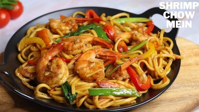 Prawn Chowmein Half