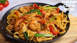 Prawn Chowmein Half
