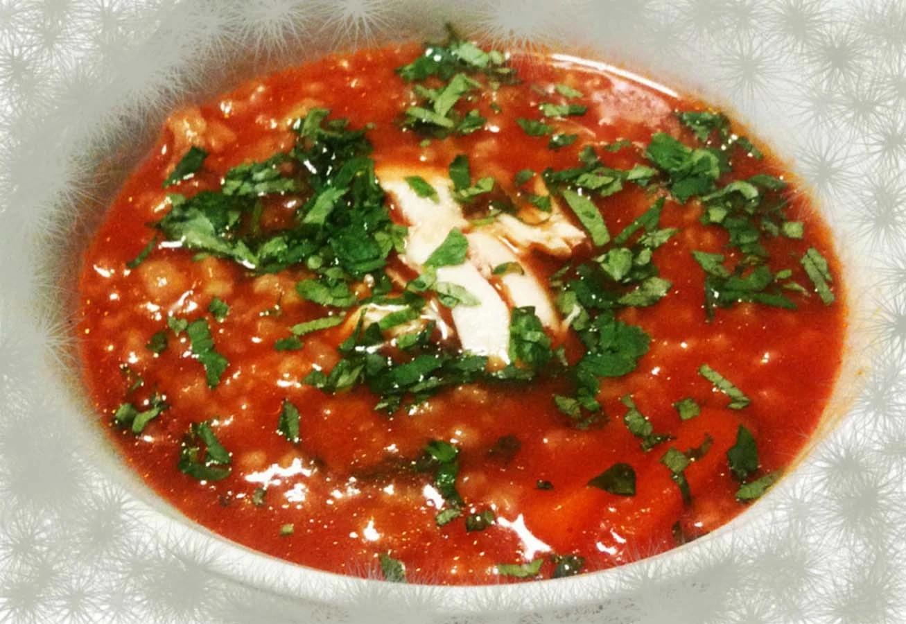 Chicken Tomato Hot Soup Full