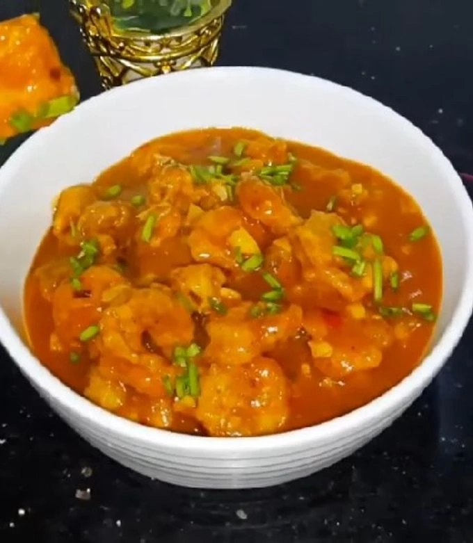 Prawn Manchurian Full