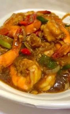 Prawn oyster Sauce Half