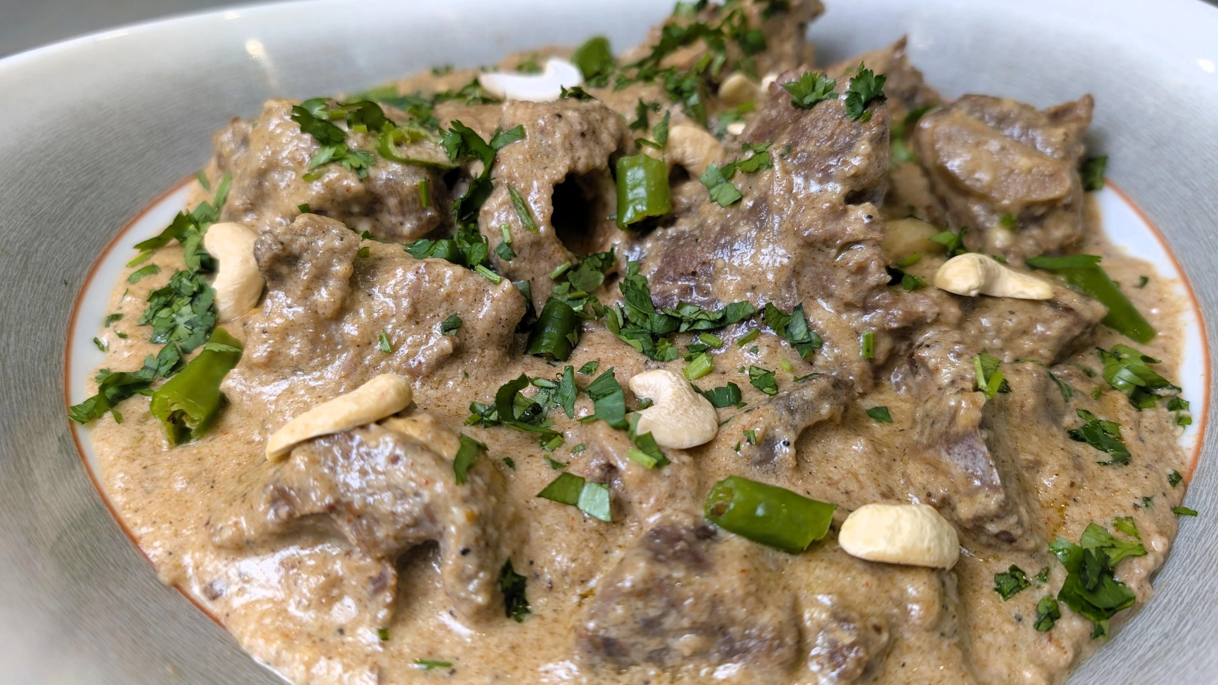 *Mutton White Karahi Half*