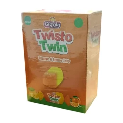 Giggly Twisto Twin Orange & Lemon Jelly Box 30 Pcs Rs. 10