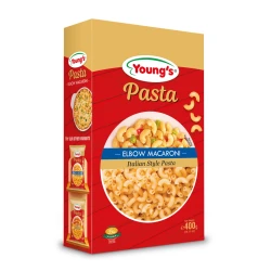 Youngs Pasta Small Elbow Macaroni 400gm Box
