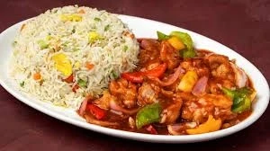 Shashlik With Rice