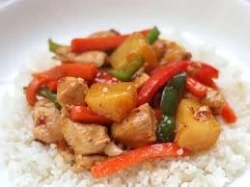 Chicken Pineapple Vegetable Half