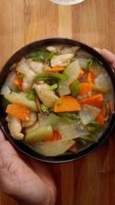 Chicken With Mix Vegetable Half