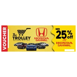Honda Sahiwal Discount Voucher 25% Discount Voucher