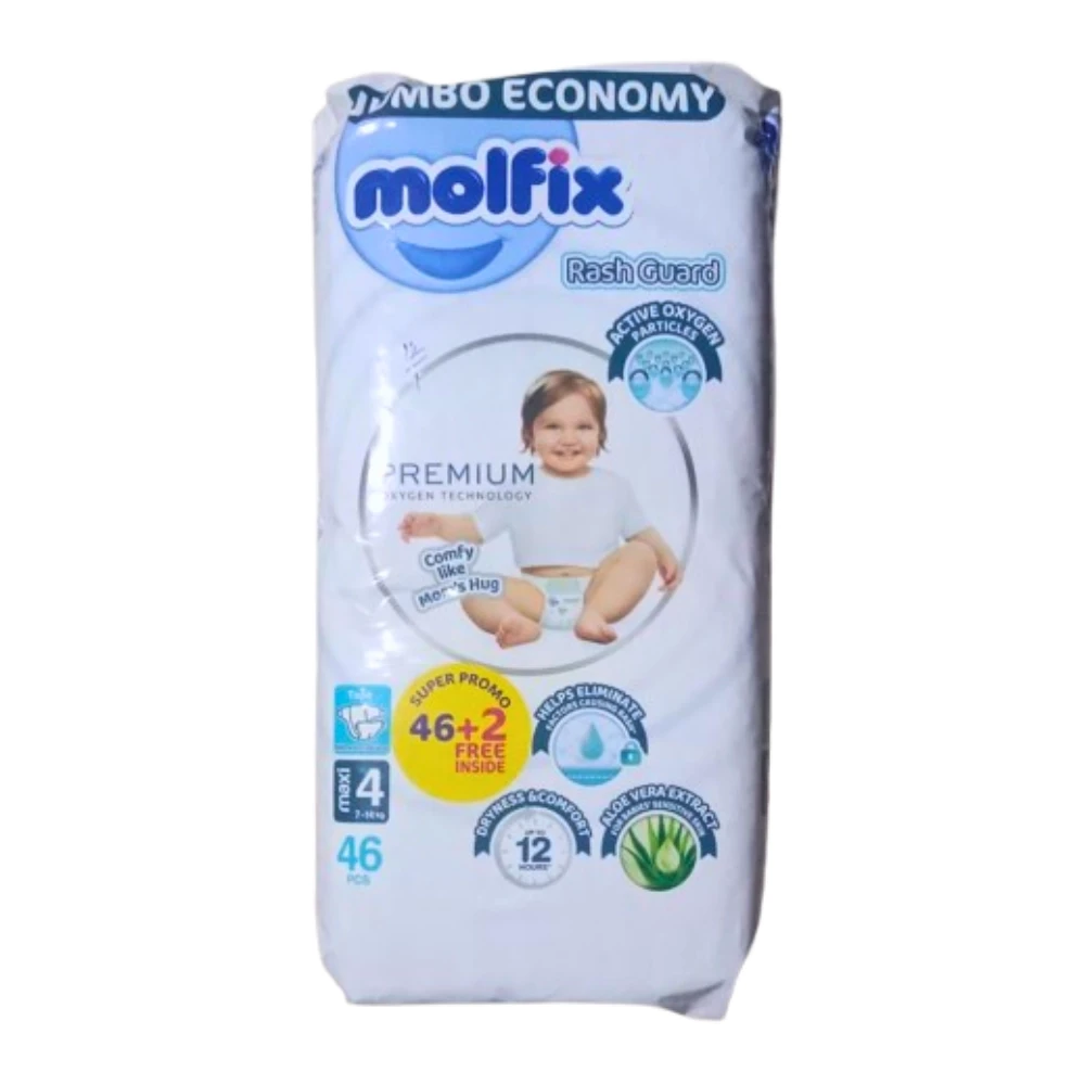 Molfix Jumbo Economy Rash Guard maXI 4 (7-14kg) 46 pcs