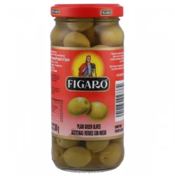 Figaro Plain Green Olives 240gm