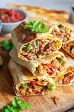 Fajita chicken wrap