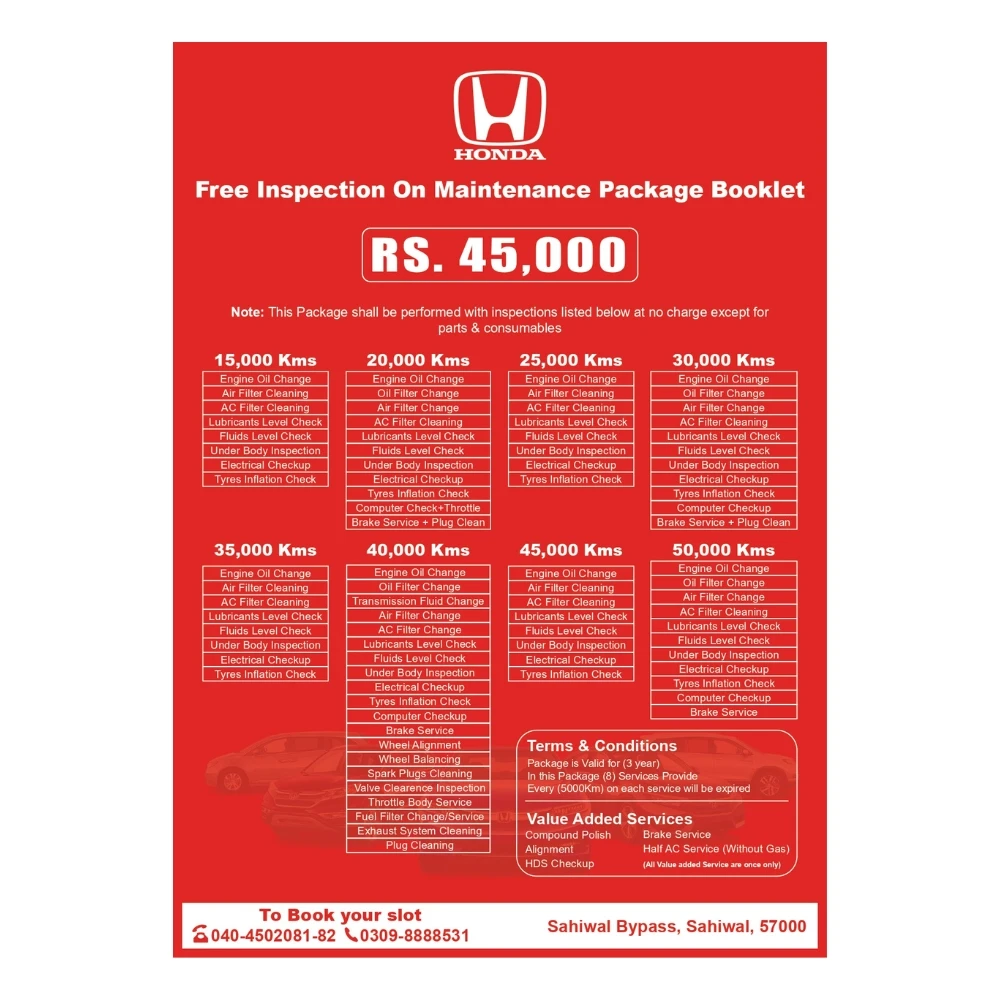 Honda Sahiwal Motors Plan 1